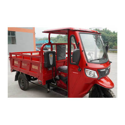 Open Body Type 250cc Gasoline Tricycle with 3 Wheels and Umbrella 5.00-12 Tire Size