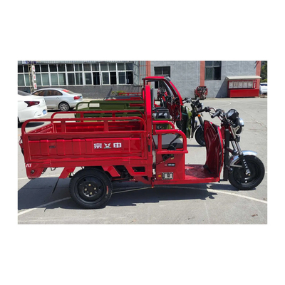 Heavy Duty Electric Cargo Load Tricycle with High Voltage and 3.00-12 / 3.00-12 Tires
