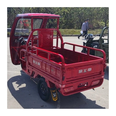 Heavy Duty Electric Cargo Load Tricycle with High Voltage and 3.00-12 / 3.00-12 Tires