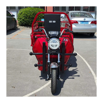 Heavy Duty Electric Cargo Load Tricycle with High Voltage and 3.00-12 / 3.00-12 Tires