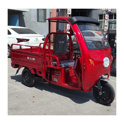Heavy Duty Electric Cargo Load Tricycle with High Voltage and 3.00-12 / 3.00-12 Tires