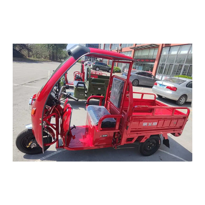 Heavy Duty Electric Cargo Load Tricycle with High Voltage and 3.00-12 / 3.00-12 Tires