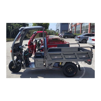 Front Drum Rear Drum Brake System 3 Wheel Electric Tricycle for Adult and Canopy