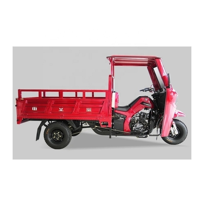 Algeria Commercial Cargo Vehicle 3 Wheel Pickup Truck with Sidecar and Gasoline Engine