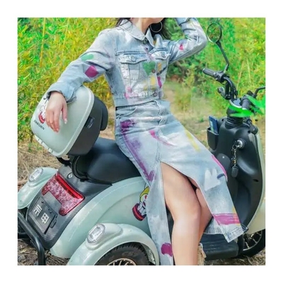 Open Body Type 48V 500W Electric 3Wheel Motorcycles Tricycle Tuk Tuk E-Trikes in India