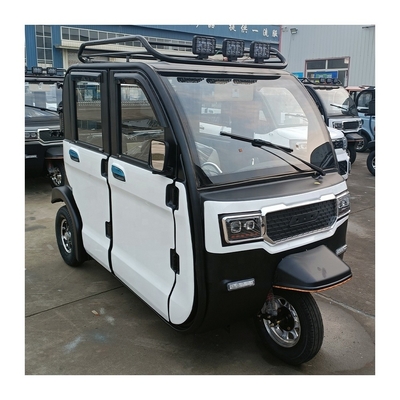 Front Disc Rear Disc Brake System Three Wheeler Mobility 3 Passenger Electric Tricycle
