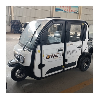 Front Disc Rear Disc Brake System Three Wheeler Mobility 3 Passenger Electric Tricycle
