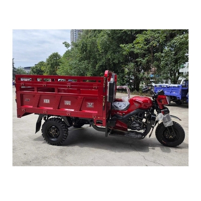 250cc Gas Open Petrol Engine Motorized Tricycles with Front Drum Rear Drum Brake System