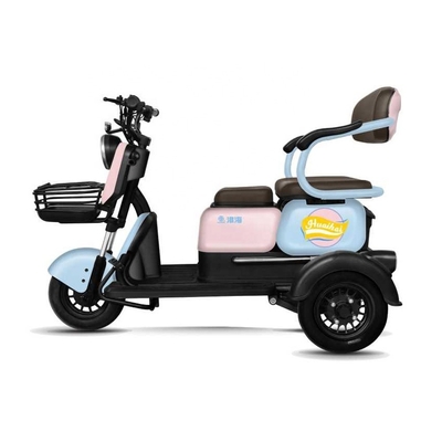 Passengers 2 3-Wheel E-Scooter Motor E-Bike for Adults Tuk Tuk Mobility E Scooter