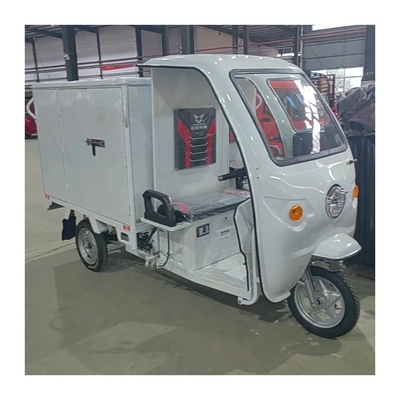 3 Wheel Delivery Van Scooter Tricycle for / Electric Motorcycle 2950*1090*1730mm 60V