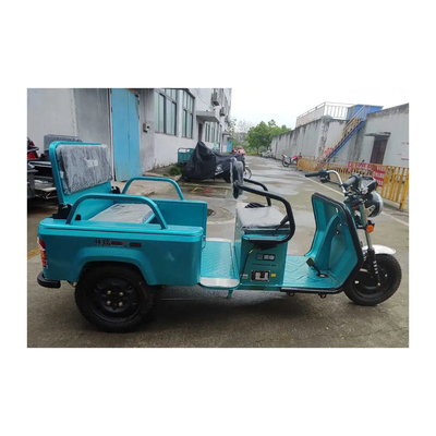Front Drum Rear Drum Brake System Electric Tricycle 1000W with 25° Grade Ability